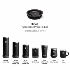 Small Closeable Press-In Lid