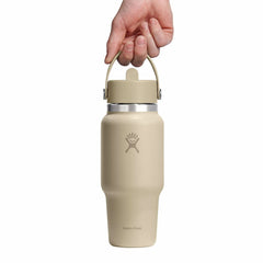 24 oz Wide Mouth Travel Bottle with Flex Straw Cap