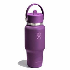 24 oz Wide Mouth Travel Bottle with Flex Straw Cap