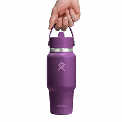 24 oz Wide Mouth Travel Bottle with Flex Straw Cap