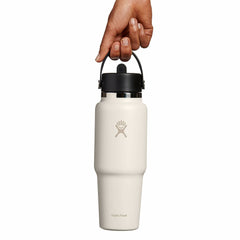 32 oz Wide Mouth Travel Bottle with Flex Straw Cap