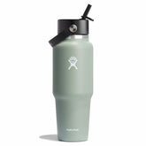 32 oz Wide Mouth Travel Bottle with Flex Straw Cap