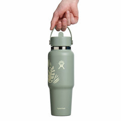 32 oz Wide Mouth Travel Bottle with Flex Straw Cap