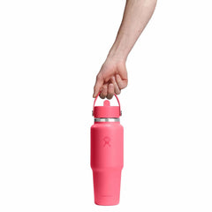 32 oz Wide Mouth Travel Bottle with Flex Straw Cap