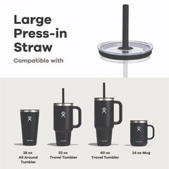 Large Press-In Straw Lid