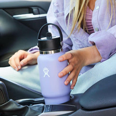 32 oz Wide Mouth Travel Bottle with Flex Straw Cap