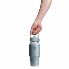 24 oz Wide Mouth Travel Bottle with Flex Straw Cap