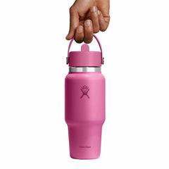 24 oz Wide Mouth Travel Bottle with Flex Straw Cap