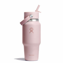 24 oz Wide Mouth Travel Bottle with Flex Straw Cap