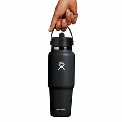 32 oz Wide Mouth Travel Bottle with Flex Straw Cap