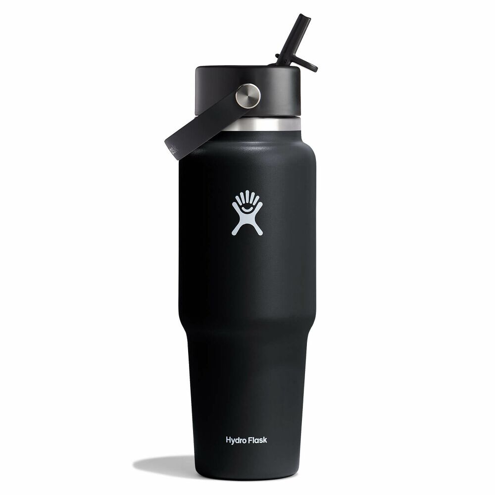 32 oz Wide Mouth Travel Bottle with Flex Straw Cap