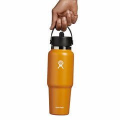 32 oz Wide Mouth Travel Bottle with Flex Straw Cap