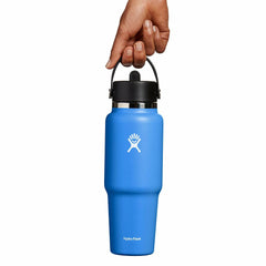 32 oz Wide Mouth Travel Bottle with Flex Straw Cap