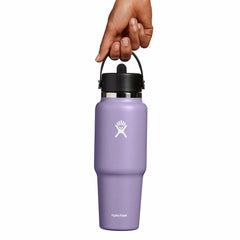 32 oz Wide Mouth Travel Bottle with Flex Straw Cap