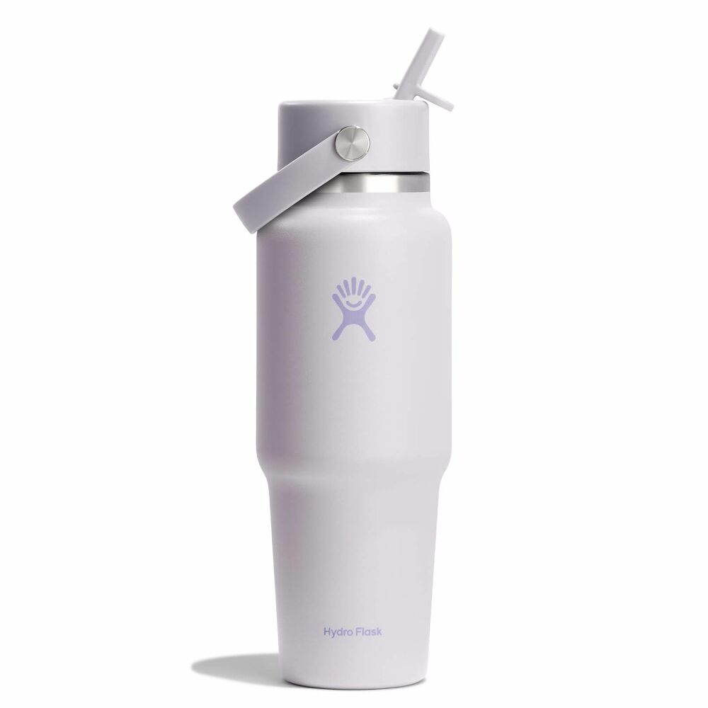 32 oz Wide Mouth Travel Bottle with Flex Straw Cap