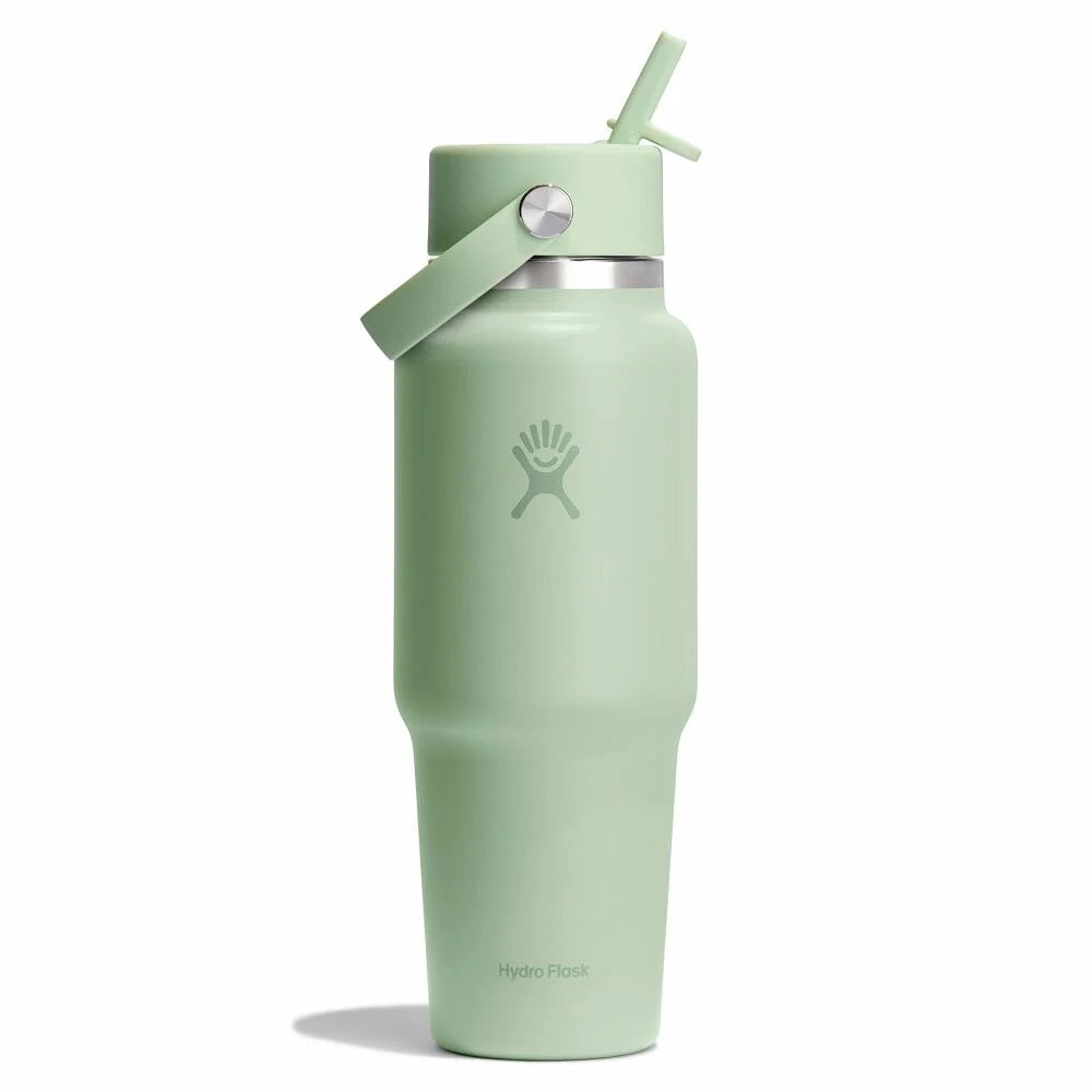 32 oz Wide Mouth Travel Bottle with Flex Straw Cap